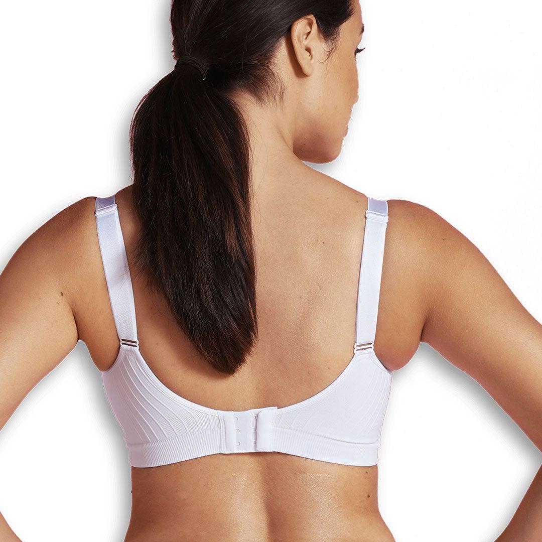 Carriwell Maternity + Nursing Bra with Carri-Gel Support - White