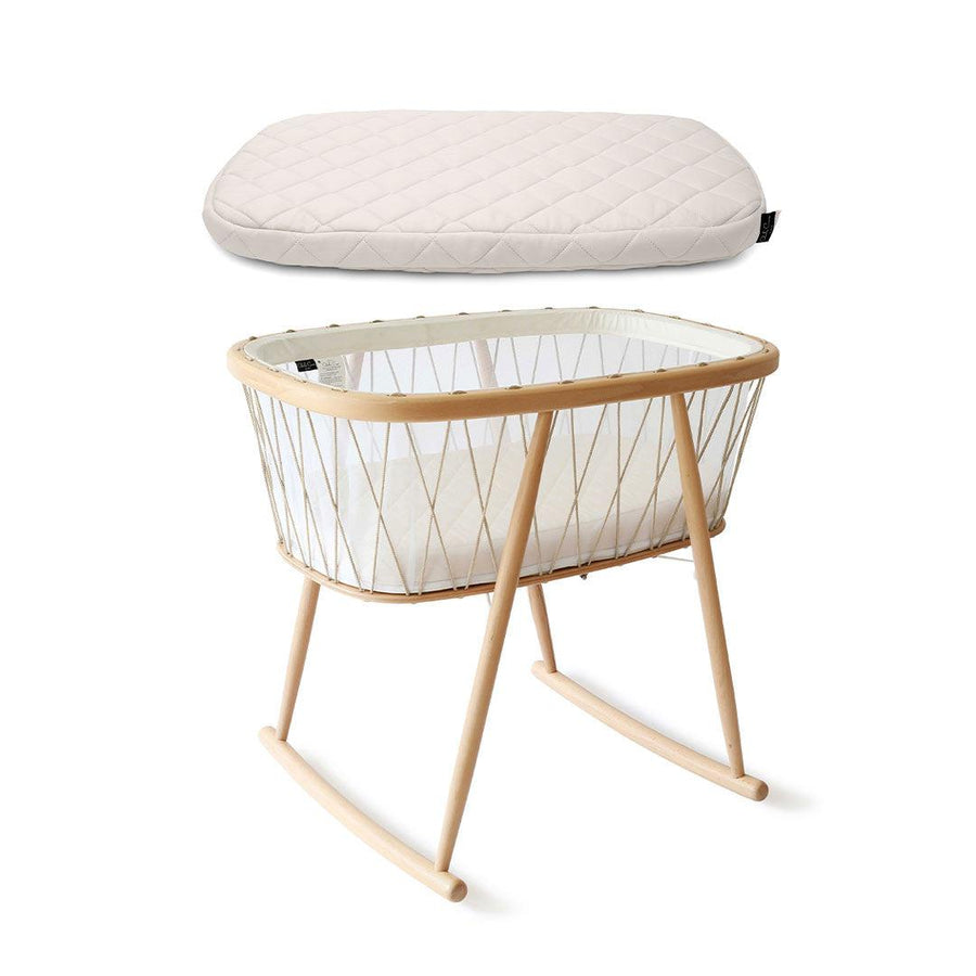 Charlie Crane KUMI Crib + Coco Mattress - Desert-Cribs- | Natural Baby Shower