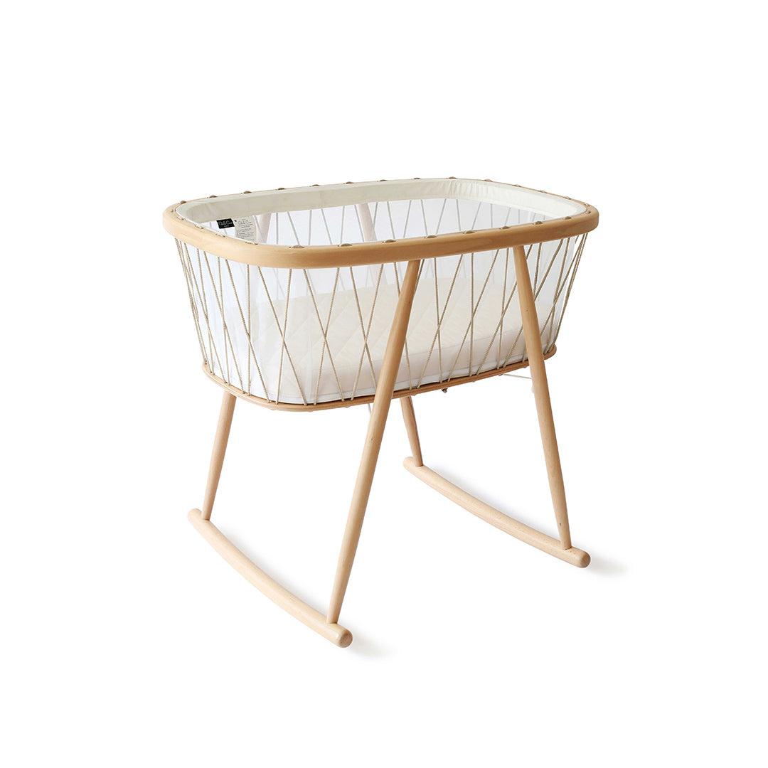 Charlie Crane KUMI Crib + Coco Mattress - Desert-Cribs- | Natural Baby Shower