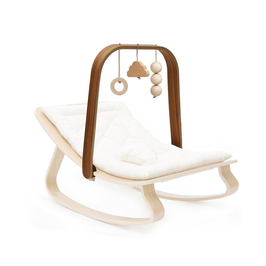 Charlie Crane LEVO Activity Arch - Walnut-Rockers- | Natural Baby Shower