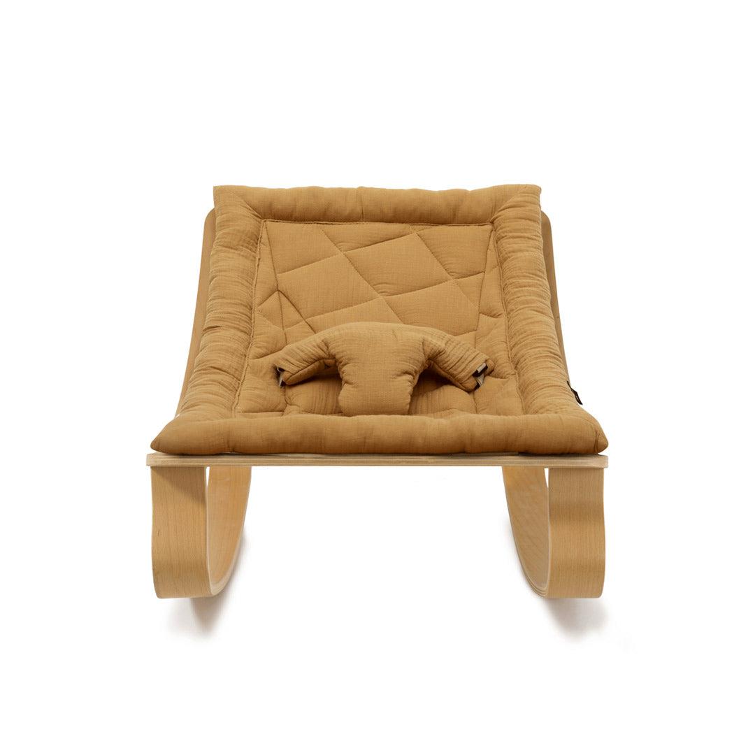 Charlie Crane LEVO Baby Rocker - Beech + Camel-Rockers- | Natural Baby Shower