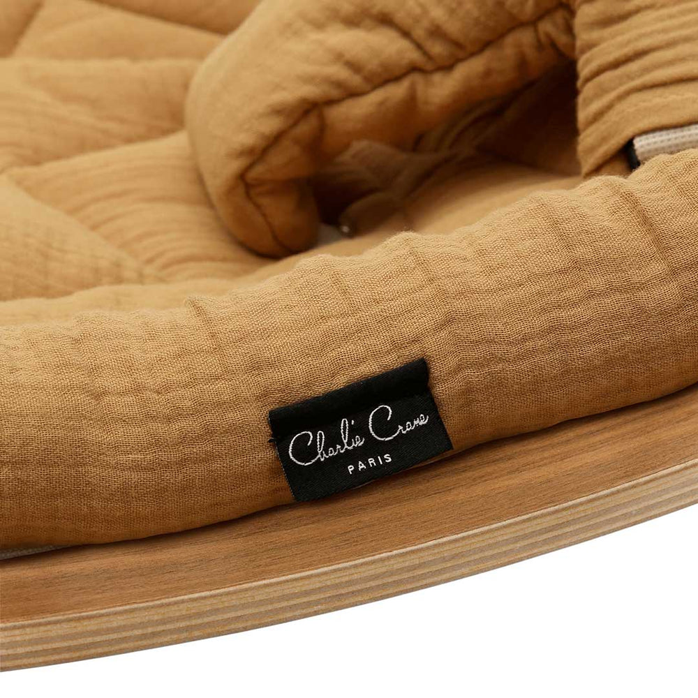 Charlie Crane LEVO Baby Rocker Cushion - Camel-Baby Bouncer Cushions- | Natural Baby Shower