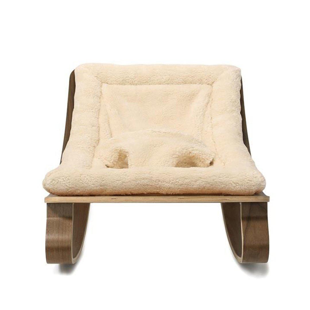 Tedy Rocker Charlie Crane LEVO Baby Rocker - Walnut + Teddy Fur Milk