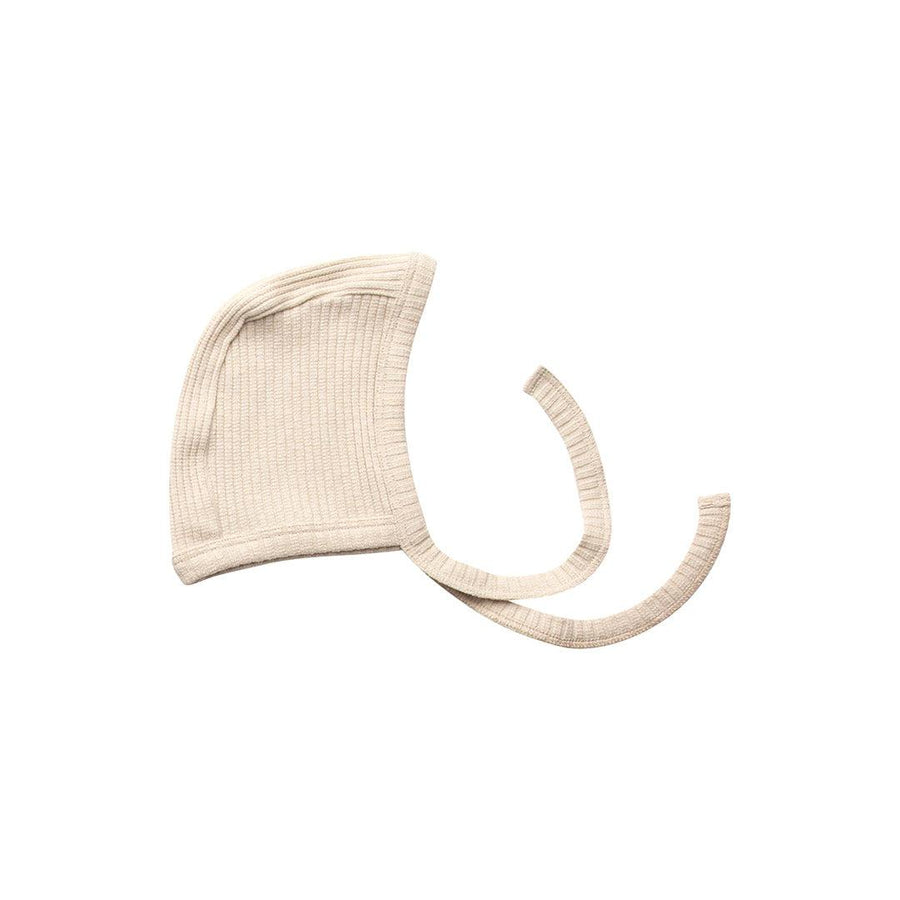 Claude & Co Ribbed Bonnet - Oat-Hats-Oat-0-3m | Natural Baby Shower