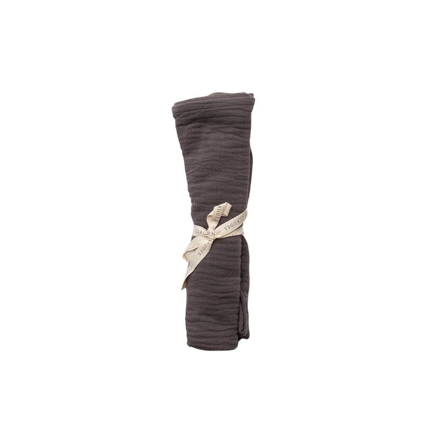 Claude & Co Organic Muslin Blanket - Midnight-Muslin Wraps- | Natural Baby Shower