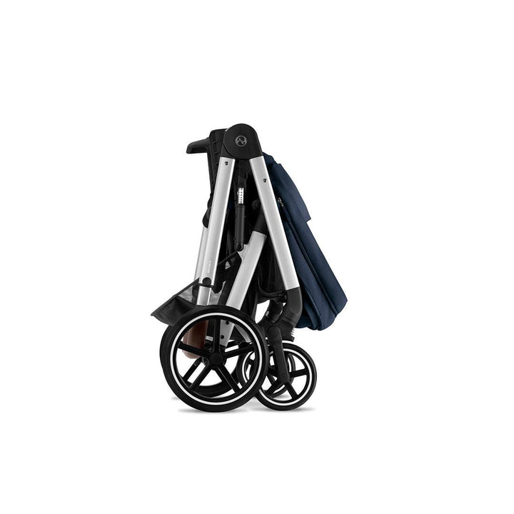 CYBEX Balios S Lux Essential Bundle - Ocean Blue-Stroller Bundles-Ocean Blue-SNOGGA Footmuff | Natural Baby Shower