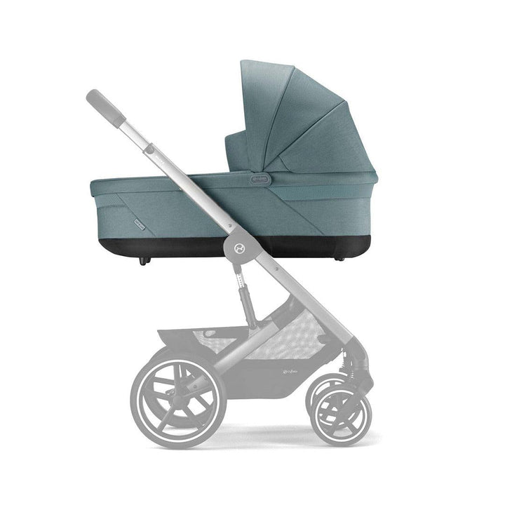 CYBEX Balios S Lux Comfort Bundle - Sky Blue-Travel Systems-Sky Blue-SNOGGA Footmuff | Natural Baby Shower