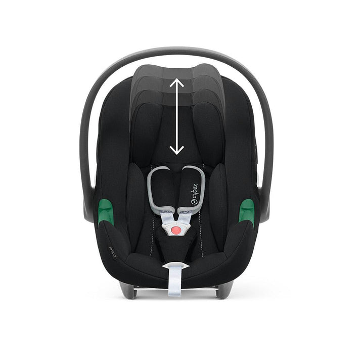 CYBEX Aton B2 i-Size Car Seat + Base One - Volcano Black-Car Seat Bundles- | Natural Baby Shower