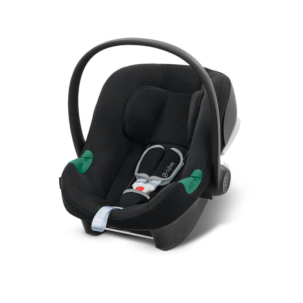 CYBEX Aton B2 i-Size Car Seat + Base One - Volcano Black-Car Seat Bundles- | Natural Baby Shower