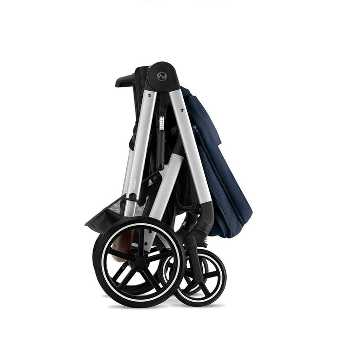 CYBEX Balios S Lux Pushchair - Ocean Blue - Silver-Strollers-Ocean Blue-Silver | Natural Baby Shower