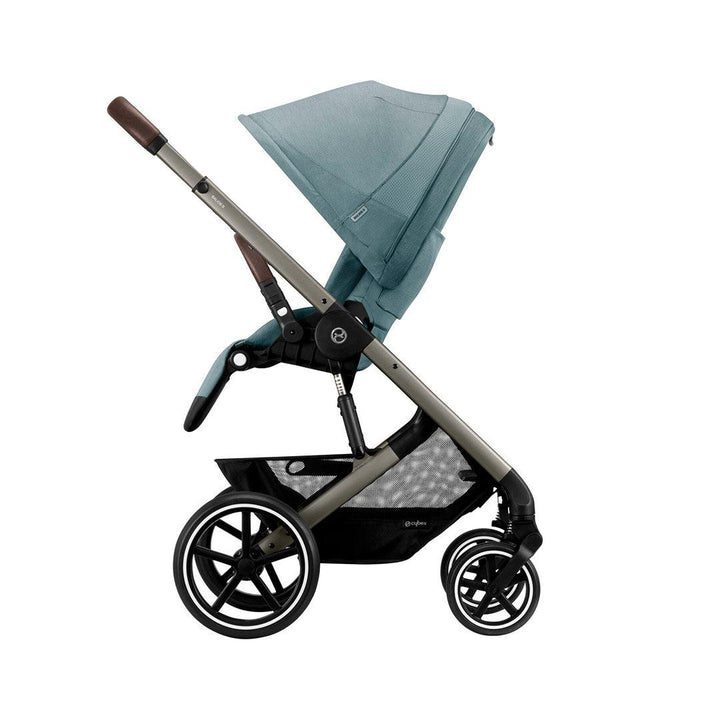 CYBEX Balios S Lux Pushchair - Sky Blue - Taupe-Strollers-Sky Blue-Taupe | Natural Baby Shower