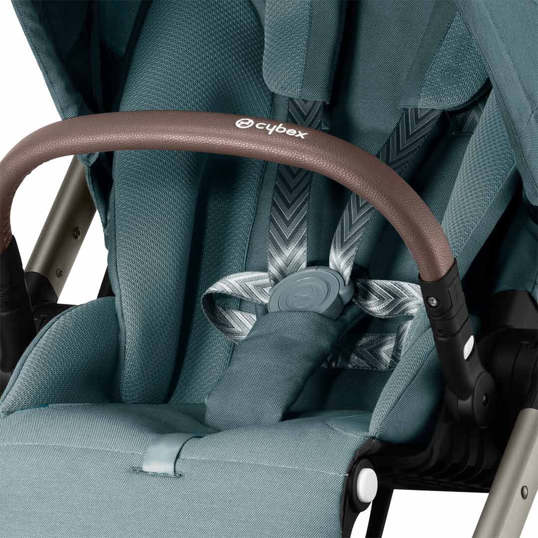 CYBEX Balios S Lux Pushchair - Sky Blue - Taupe-Strollers-Sky Blue-Taupe | Natural Baby Shower