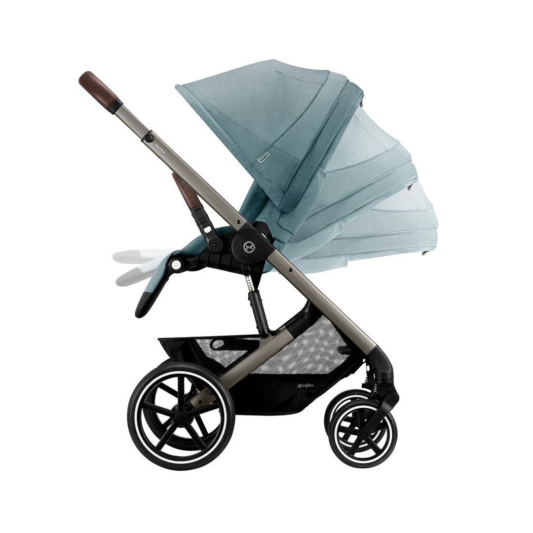 CYBEX Balios S Lux Pushchair - Sky Blue - Taupe-Strollers-Sky Blue-Taupe | Natural Baby Shower