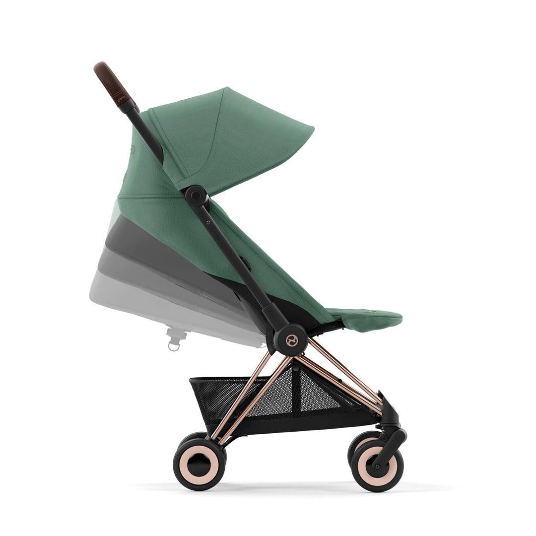 CYBEX Coya Compact Stroller - Leaf Green-Strollers-Leaf Green/Matt Black- | Natural Baby Shower