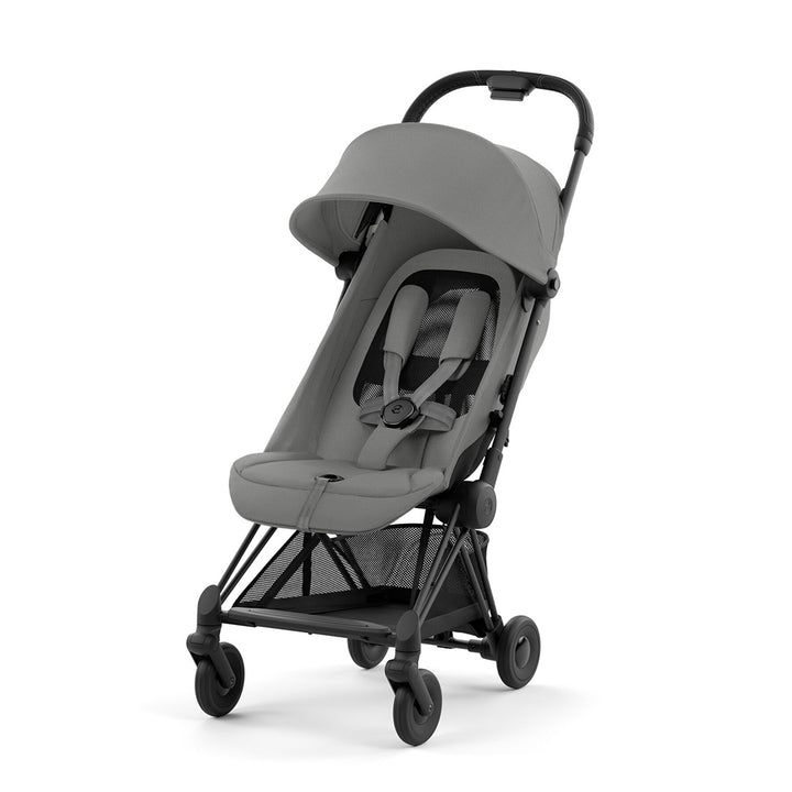 CYBEX Coya Compact Stroller - Mirage Grey-Strollers-Mirage Grey/Matt Black- | Natural Baby Shower