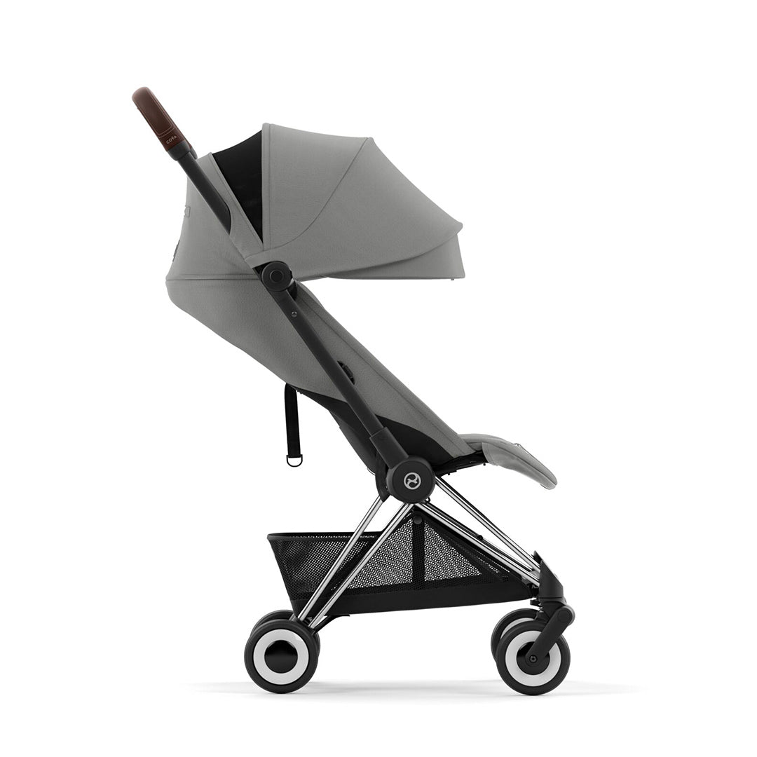 CYBEX Coya Compact Stroller - Mirage Grey-Strollers-Mirage Grey/Matt Black- | Natural Baby Shower