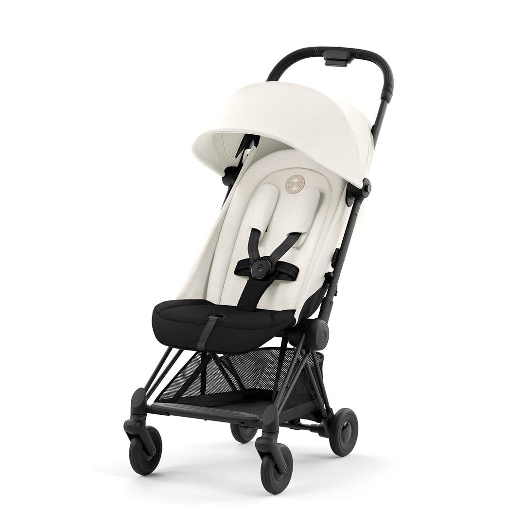 CYBEX Coya Compact Stroller - Off White-Strollers-Off White/Matt Black- | Natural Baby Shower