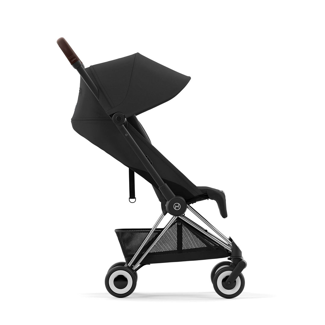 CYBEX Coya Compact Stroller - Sepia Black-Strollers-Sepia Black/Matt Black- | Natural Baby Shower