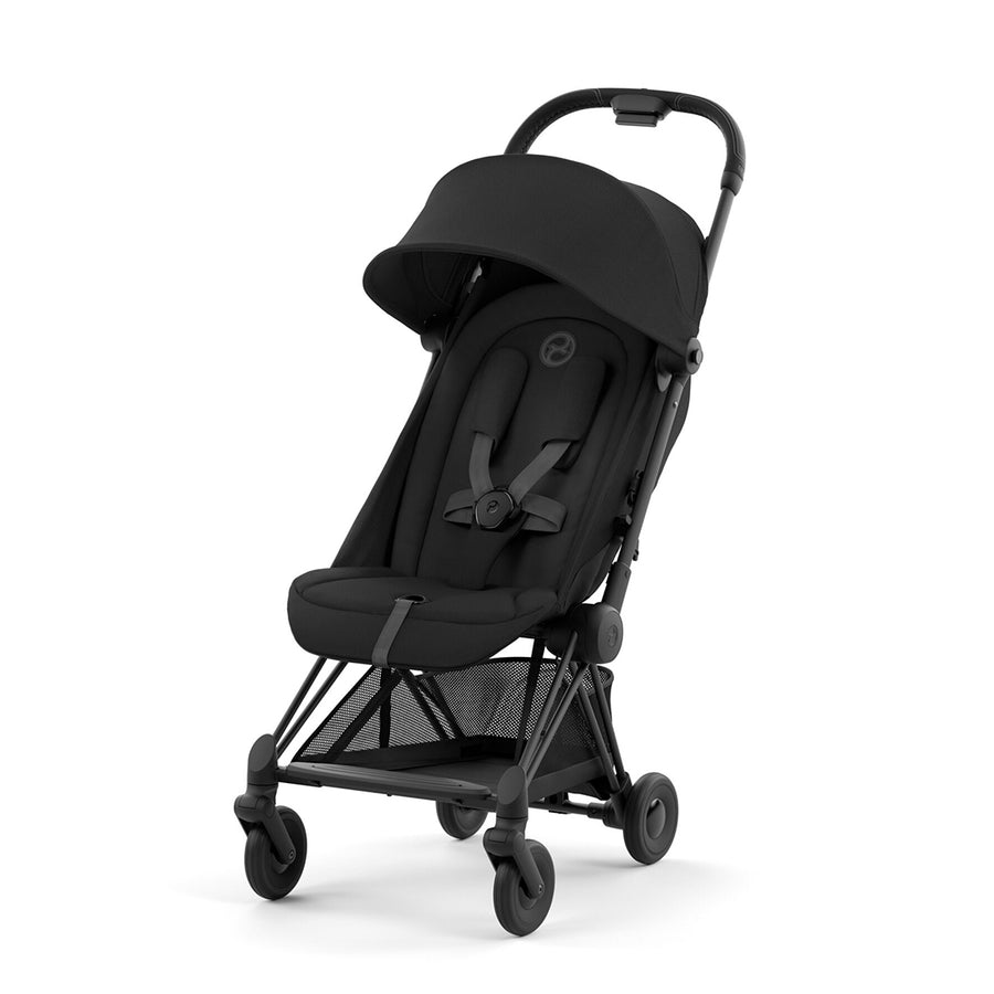 CYBEX Coya Compact Stroller - Sepia Black-Strollers-Sepia Black/Matt Black- | Natural Baby Shower