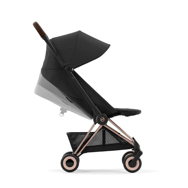 CYBEX Coya Compact Stroller - Sepia Black-Strollers-Sepia Black/Matt Black- | Natural Baby Shower