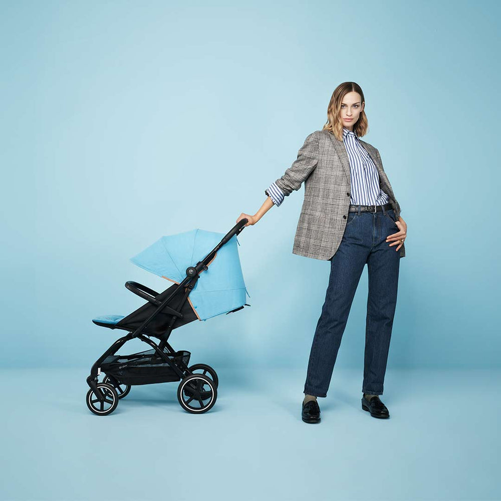 CYBEX Eezy S+2 Pushchair - Beach Blue (2022)-Strollers- | Natural Baby Shower