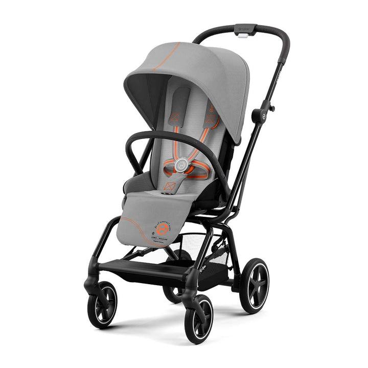 CYBEX Eezy S Twist+2 Pushchair - Black/Lava Grey (2022)-Strollers- | Natural Baby Shower