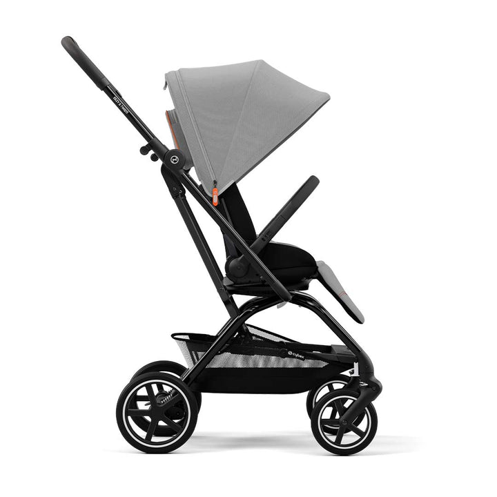 CYBEX Eezy S Twist+2 Pushchair - Black/Lava Grey (2022)-Strollers- | Natural Baby Shower