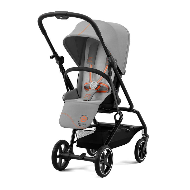 CYBEX Eezy S Twist+2 Pushchair - Black/Lava Grey (2022)-Strollers- | Natural Baby Shower