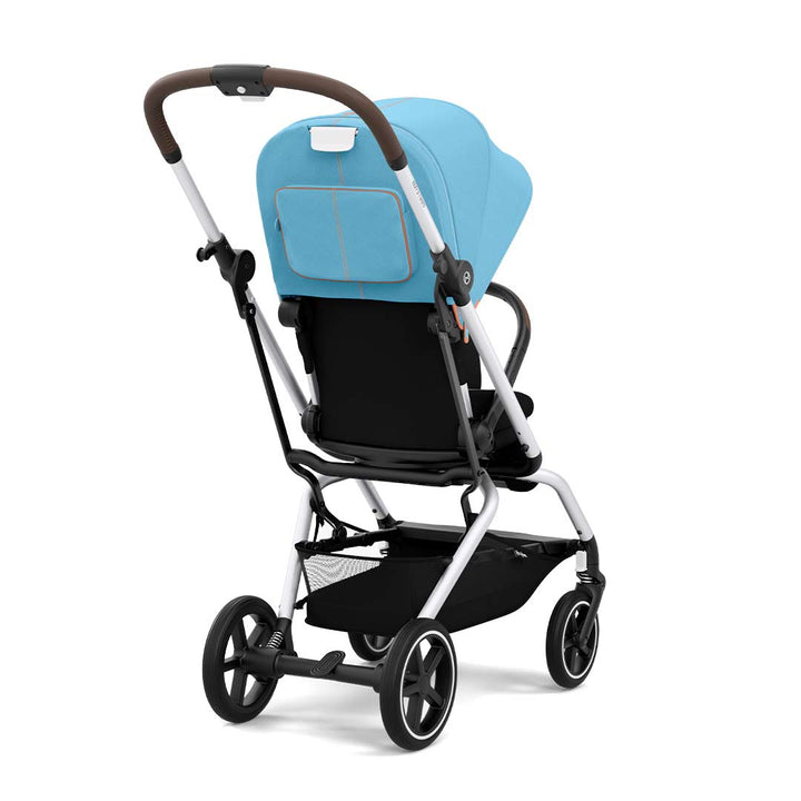 CYBEX Eezy S Twist+2 Pushchair - Silver/Beach Blue (2022)-Strollers- | Natural Baby Shower