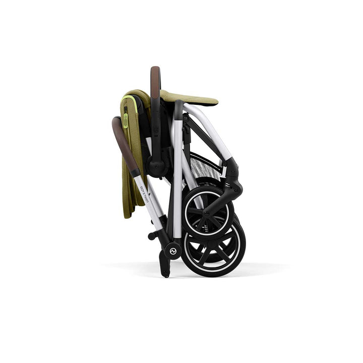 CYBEX Eezy S Twist+2 Pushchair - Silver/Nature Green (2022)-Strollers- | Natural Baby Shower