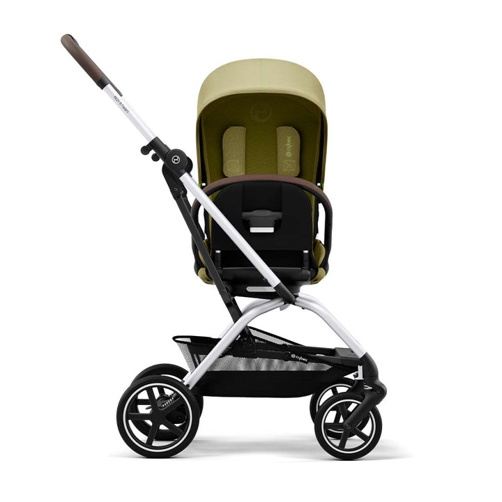 CYBEX Eezy S Twist+2 Pushchair - Silver/Nature Green (2022)-Strollers- | Natural Baby Shower