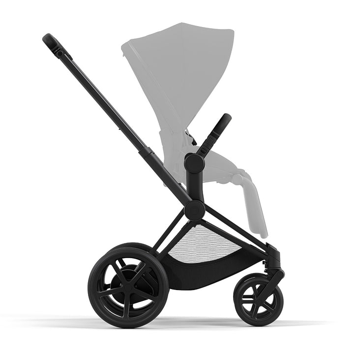 CYBEX e-Priam Frame + Seat Hardpart - Matt Black (2022)-Stroller Frames- | Natural Baby Shower