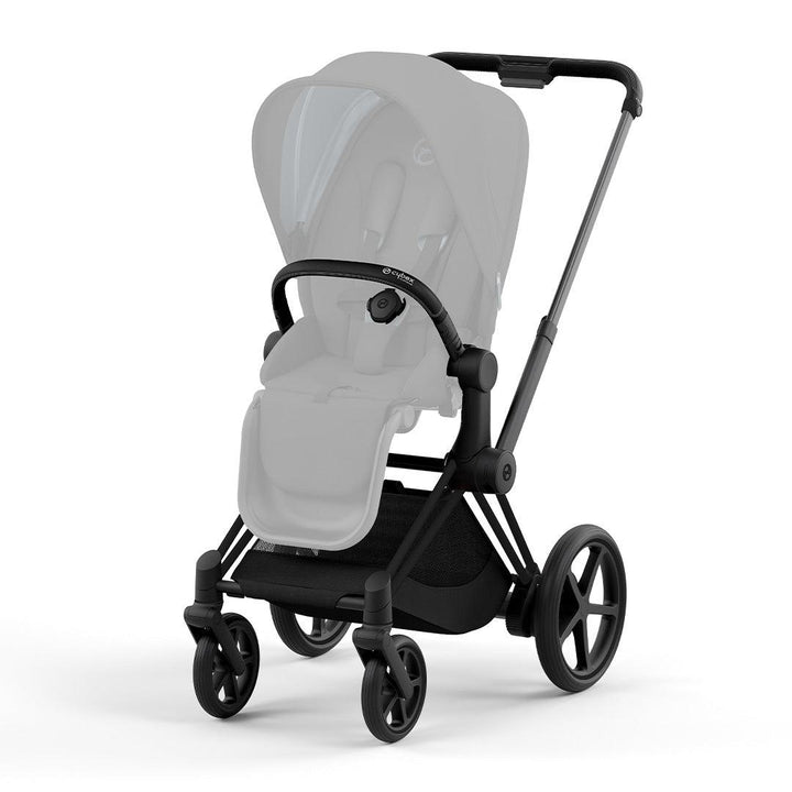 CYBEX e-Priam Frame + Seat Hardpart - Matt Black (2022)-Stroller Frames- | Natural Baby Shower