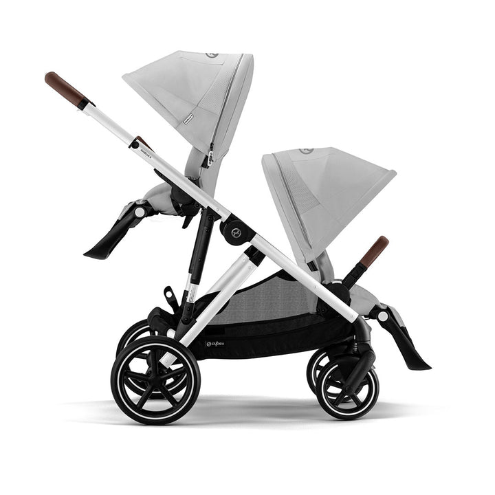 CYBEX Gazelle S Twin Pushchair - Lava Grey-Strollers-Lava Grey-Without Carrycot | Natural Baby Shower