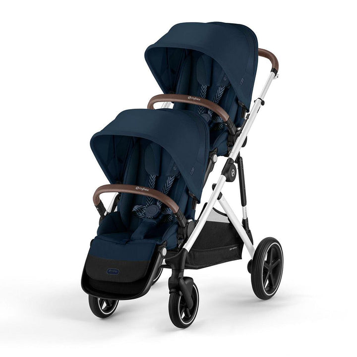 CYBEX Gazelle S Twin Pushchair - Ocean Blue-Strollers-Ocean Blue-Without Carrycot | Natural Baby Shower