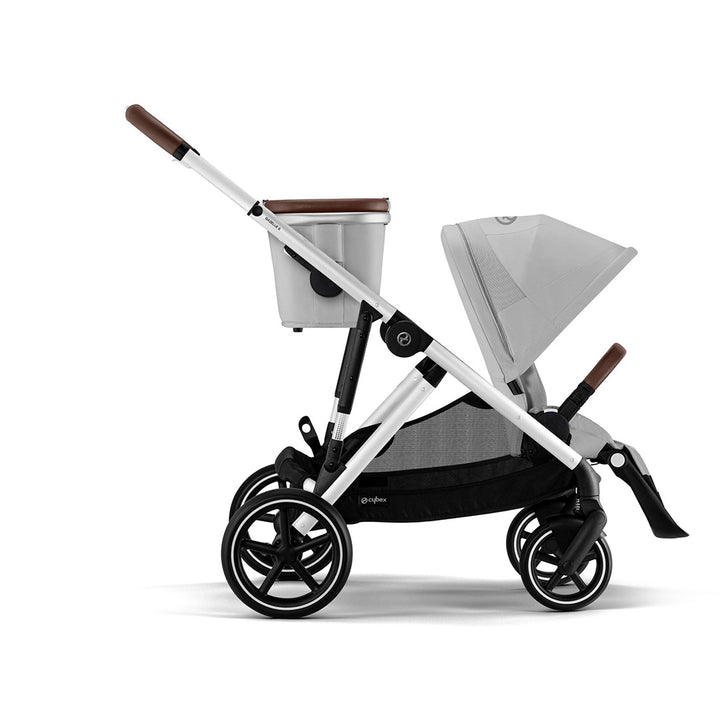 CYBEX Gazelle S Twin Pushchair - Lava Grey-Strollers-Lava Grey-Without Carrycot | Natural Baby Shower