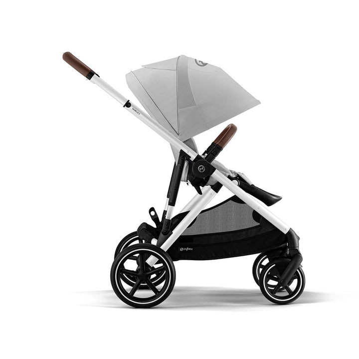 CYBEX Gazelle S Double Pushchair - Lava Grey-Strollers-Lava Grey-Without Carrycot | Natural Baby Shower
