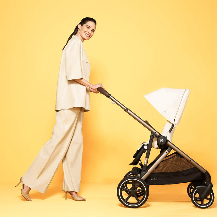 CYBEX Gazelle S Pushchair (2023) - Seashell Beige - Taupe-Strollers-Seashell Beige-Taupe | Natural Baby Shower