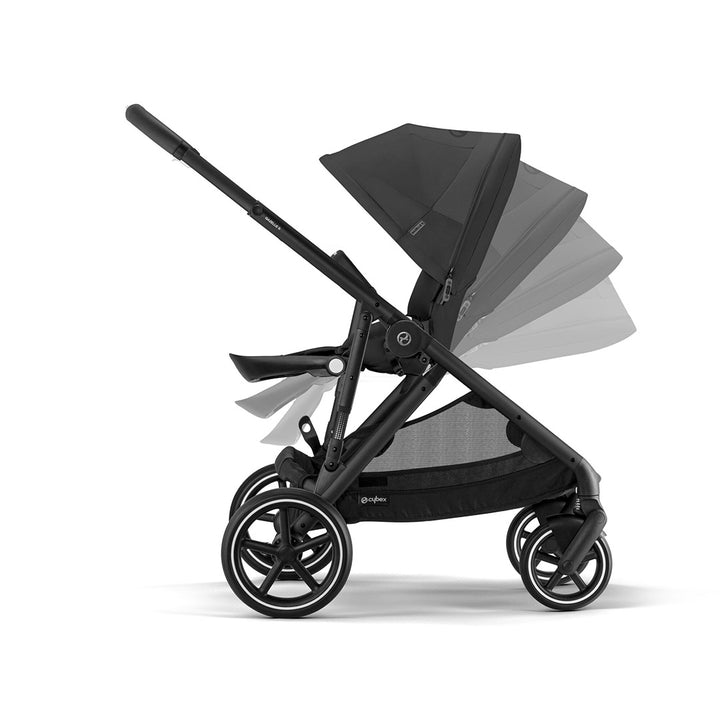 CYBEX Gazelle S Twin Pushchair - Moon Black-Strollers-Moon Black-Without Carrycot | Natural Baby Shower