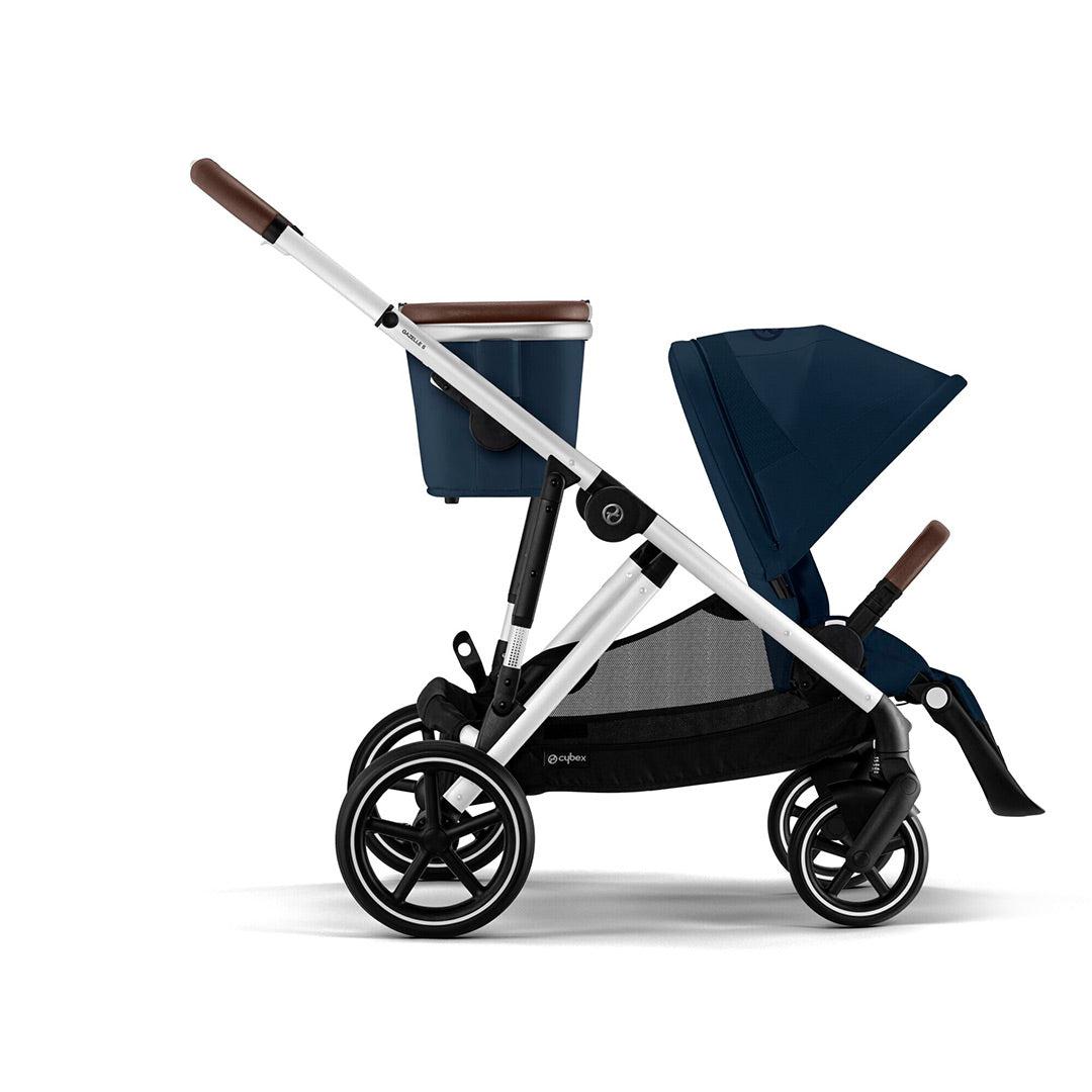 CYBEX Gazelle S Twin Pushchair - Ocean Blue-Strollers-Ocean Blue-Without Carrycot | Natural Baby Shower