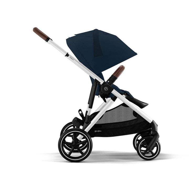 CYBEX Gazelle S Twin Pushchair - Ocean Blue-Strollers-Ocean Blue-Without Carrycot | Natural Baby Shower