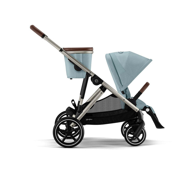 CYBEX Gazelle S Double Pushchair - Sky Blue-Strollers-Sky Blue-Without Carrycot | Natural Baby Shower