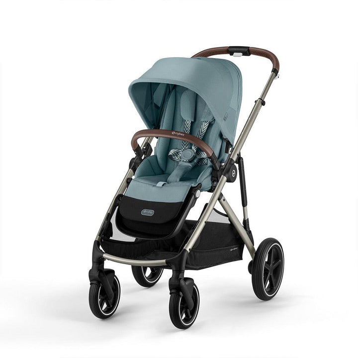 CYBEX Gazelle S Pushchair (2023) - Sky Blue - Taupe-Strollers-Sky Blue-Taupe | Natural Baby Shower