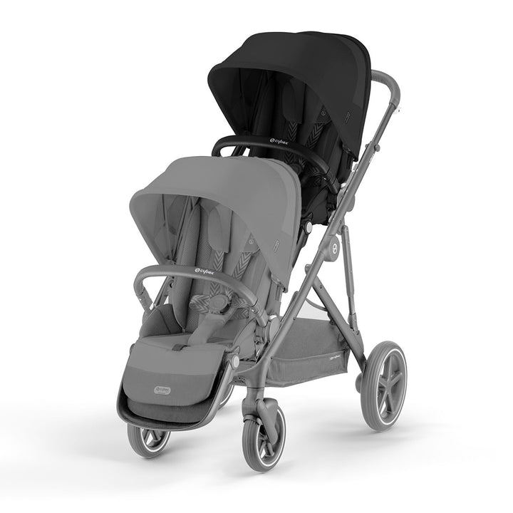 CYBEX Gazelle S Seat Unit (2023) - Moon Black - Black-Stroller Seats-Moon Black-Black | Natural Baby Shower