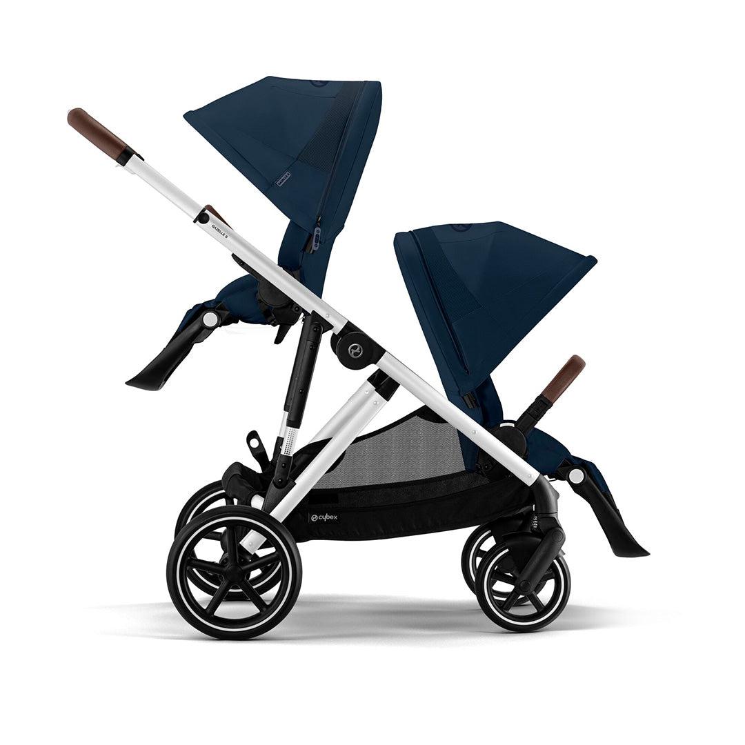 CYBEX Gazelle S Seat Unit (2023) - Ocean Blue - Silver-Stroller Seats-Ocean Blue-Silver | Natural Baby Shower