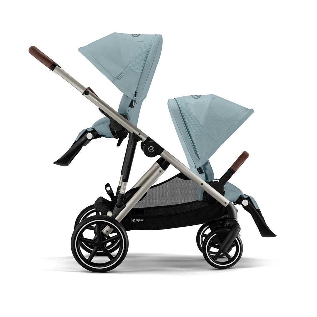 CYBEX Gazelle S Seat Unit (2023) - Sky Blue - Taupe-Stroller Seats-Sky Blue-Taupe | Natural Baby Shower