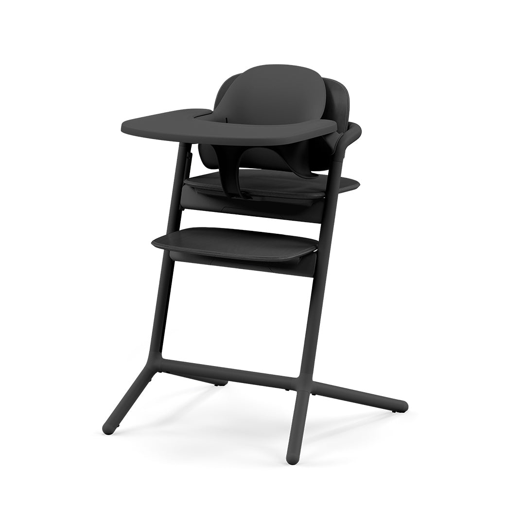 CYBEX LEMO 3-in-1 Highchair Set - Stunning Black-Highchairs- | Natural Baby Shower