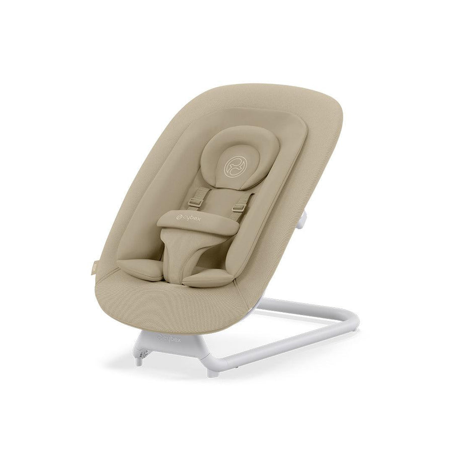 CYBEX LEMO Bouncer - Sand White-Highchair Accessories- | Natural Baby Shower