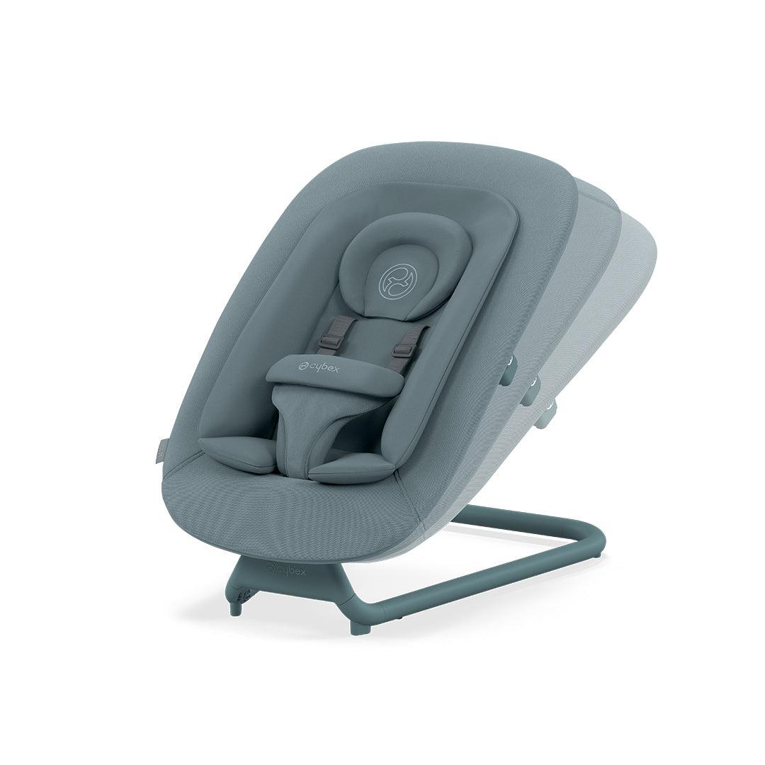 CYBEX LEMO Bouncer - Stone Blue-Highchair Accessories- | Natural Baby Shower