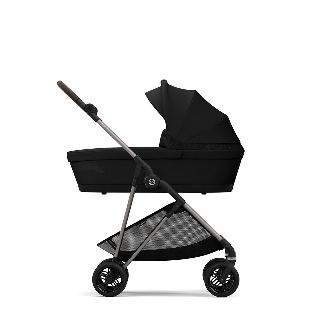 CYBEX Melio Cot 2023 - Moon Black-Carrycots-Moon Black- | Natural Baby Shower